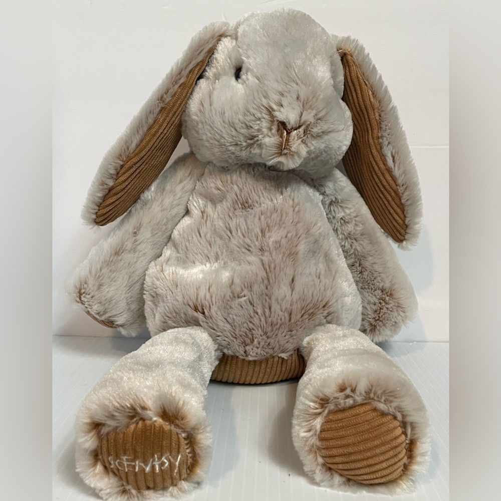 Scentsy Bailey The Bunny Buddy Newborn Nursery Scent Pak Soft Plush Tan Brown